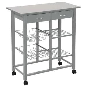 Hahn 5five Double Kitchen Trolley - Grey