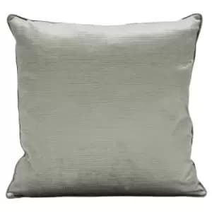 Stella Embossed Texture Cushion Silver