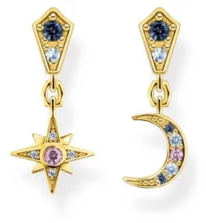 Thomas Sabo H2207-959-7 Royalty Moon and Star Gold Plated Jewellery