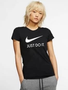 Nike Nsw Slim Fit Jdi Tee, Black Size M Women