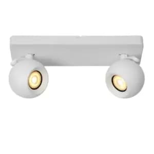 Favori Modern Twin Ceiling Spotlight - 2xGU10 - White