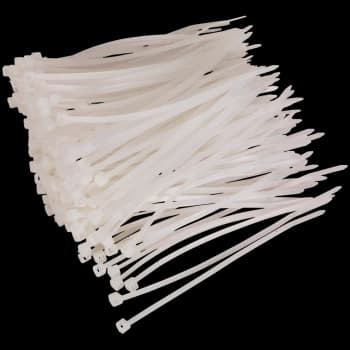 Sealey White Cable Ties 100mm 2.5mm