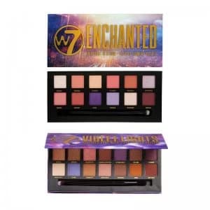 W7 Enchanted + Violet Nights Eye Shadow Palette Set