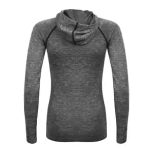 Tombo Ladies Seamless Hoodie (L/XL) (Blue Marl)