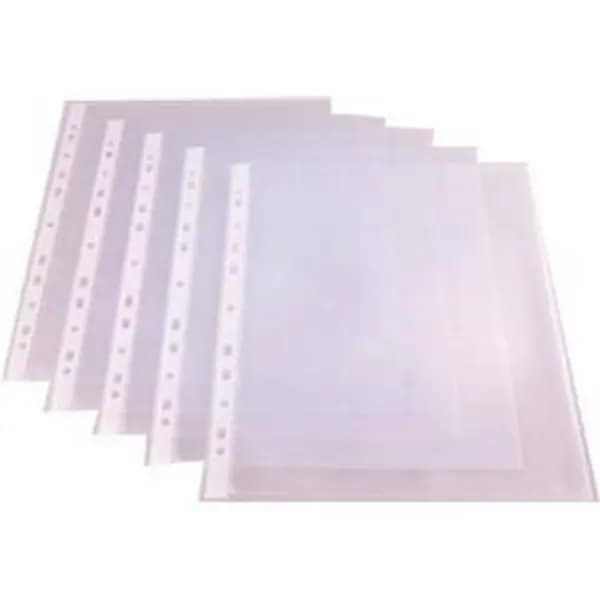 ValueX A4 Punched Pockets With Orange Peel Finish (Pack 100 - 75 micron)