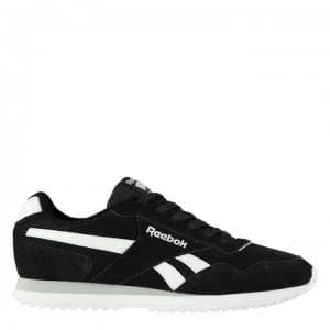 Reebok Royal Glide Ripple Mens Shoes - Black/Wht/Grey