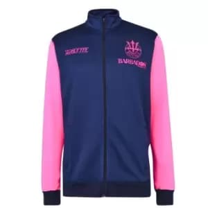 Team Barbados Royals Cricket Zip Tracksuit Jacket Mens - Blue