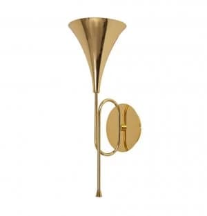 Wall Light 1 x E27, Gold