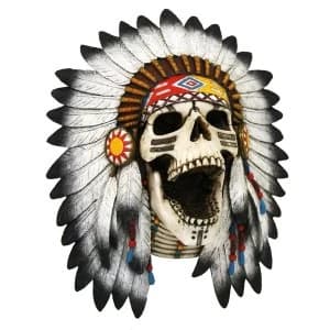 Tribal Cry Skull Wall Art