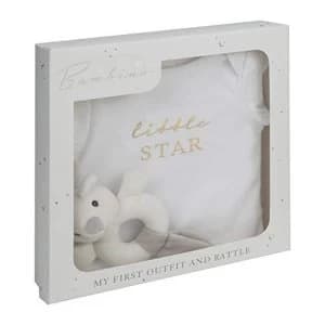 Bambino Baby Suit and Rattle Set