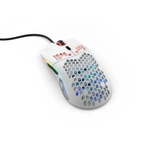 Glorious PC Gaming Race Model O- USB RGB Optical Gaming Mouse - Matte White
