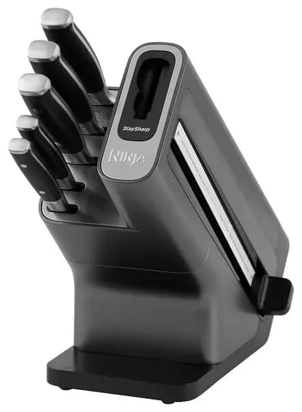 Ninja Foodi Stay Sharp Knife Block with Integrated Sharpener 5x Piece Set K32005UK