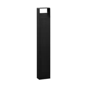 IP44 Outdoor Bollard Light Anthracite Aluminium 6W Built in LED Tall Lamp Post
