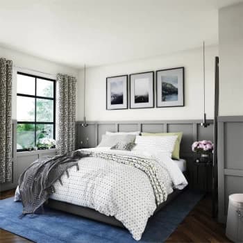 Woven Dash Cover Set - King Size - Charcoal