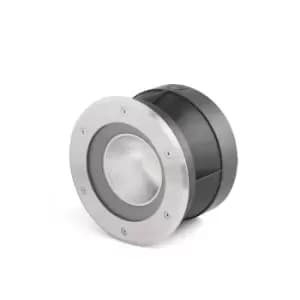 Suria LED Outdoor Recessed Spotlight Wide Beam Angle Matt Nickel IP67