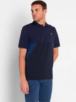 Lyle & Scott Trio Geo Polo Shirt - Navy