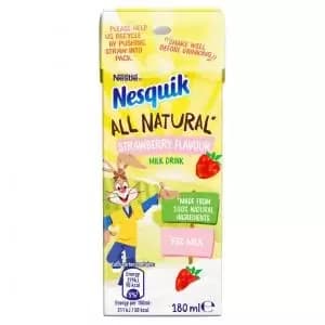 Nesquik Strawberry Milkshake Carton 10x180ml NWT7186
