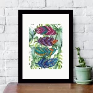 SC4533558045 Multicolor Decorative Framed MDF Painting