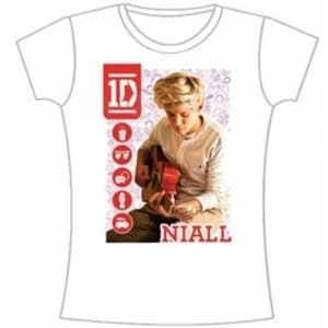 One Direction 1D Niall Symbolfield Skinny White TS: XL