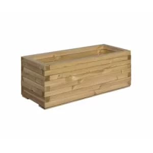 Rowlinson Rectangular Patio Planter, Natural