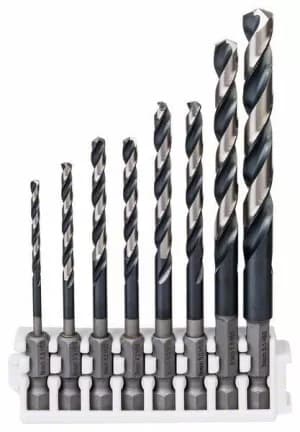 Bosch Accessories 2608577140 Metal twist drill bit set 2.50 mm, 3.30 mm, 4.20 mm, 5.50 mm, 6.80 mm, 8.50 mm 8 pc(s)