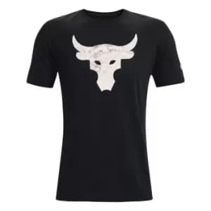Under Armour Project Rock Brahma Bull T Shirt - Black