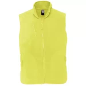 SOLS Norway Unisex Anti-Pill Fleece Bodywarmer / Gilet (3XL) (Neon Yellow)