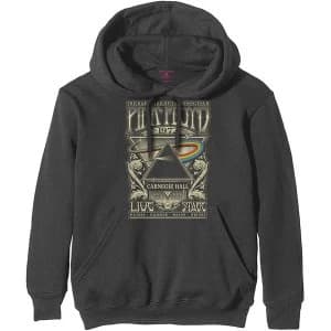 Pink Floyd - Carnegie Hall Poster Mens XXX-Large Pullover Hoodie - Charcoal Grey