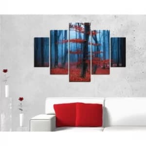 ST105 Multicolor Decorative MDF Painting (5 Pieces)