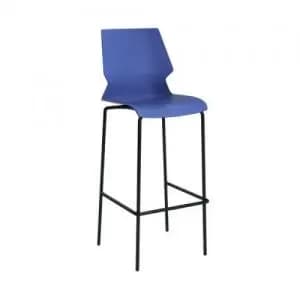 Jemini Uni High Stool 510x595x1115mm BlueGrey KF90521 KF90521
