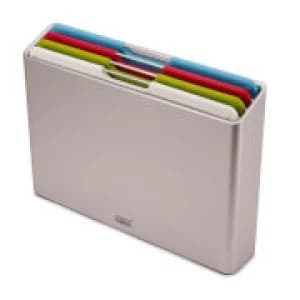 Joseph Folio 4 Piece Chopping Board Set (Regular) - Silver