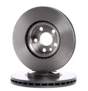 PAIR PAINTED BREMBO BRAKE DISCS 09.8003.11