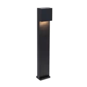 Lutec Gemini XF LED Outdoor Bollard Light - Matt Black