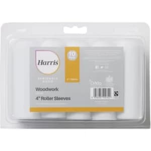 Paint Roller Sleeves, 4", for Painting Woodwork with Gloss (Pk-10)