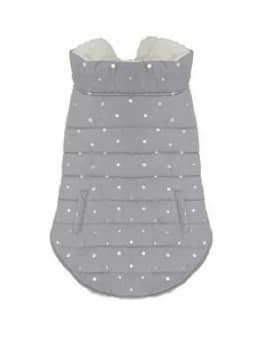 Rosewood Grey Metallic Spot Gilet - Small
