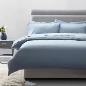 200 Thread Count 100% Egyptian Cotton Duvet Cover, Storm, Double - Belledorm