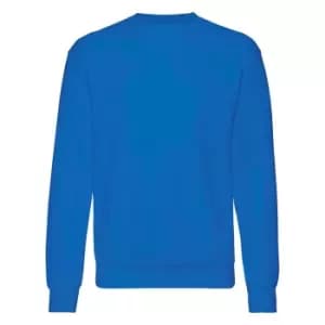 Fruit Of The Loom Mens Set-In BelcoroA Yarn Sweatshirt (L) (Royal)
