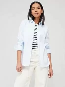 Tommy Hilfiger Heritage Regular Fit Shirt - Blue Size 12, Women