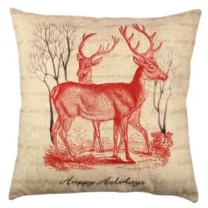 A11913 Multicolor Cushion Happy Holidays