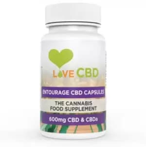 Love CBD Entourage CBD 600mg 60 capsule