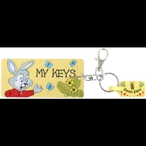Pack of 6 My Keys Key Rings