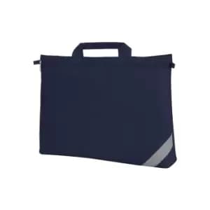 Shugon Oxford Classic Portfolio Book Bag (Pack of 2) (One Size) (Navy Blue)