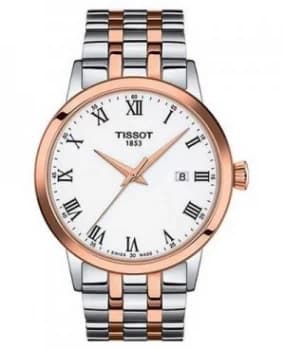 Tissot Classic Dream White Dial Two Tone Stainless Steel Watch