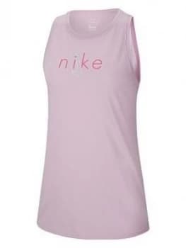 Nike Yoga Dry Tank Top - Light Pink, Size L, Women
