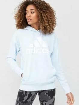 Adidas Badge Of Sport Long Hoodie - Blue