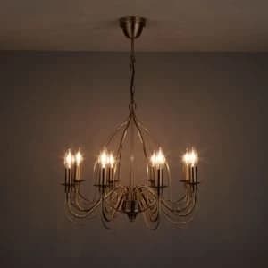 Vas Birdcage Gold 8 Lamp Pendant ceiling light