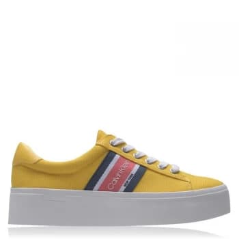 Calvin Klein Jinjer Trainers - Scuba Yellow