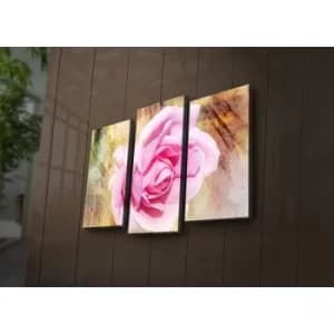 3PAT?ACT-16 Multicolor Decorative LED Lighted Canvas Painting (3 Pieces)