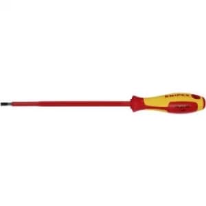 Knipex VDE VDE Slotted screwdriver Blade width: 4.5mm Blade length: 180 mm DIN EN 60900