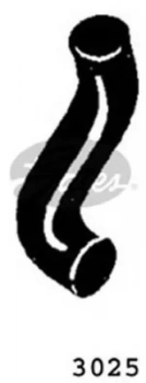 Curved Radiator Hose 150mm X 35 Gates 3025